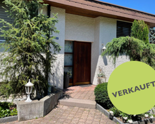 Einfamilienhaus mit grossem Garten